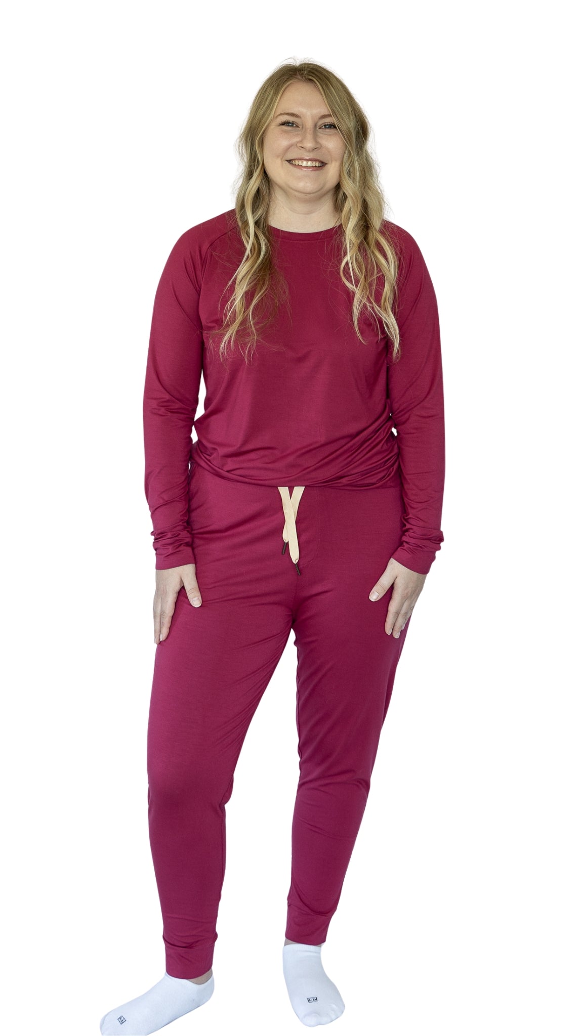 Women's Long Sleeve Bamboo Lounger Pajama Set