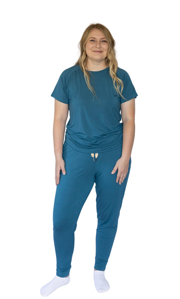 Women's Short Sleeve Bamboo Lounger Sets