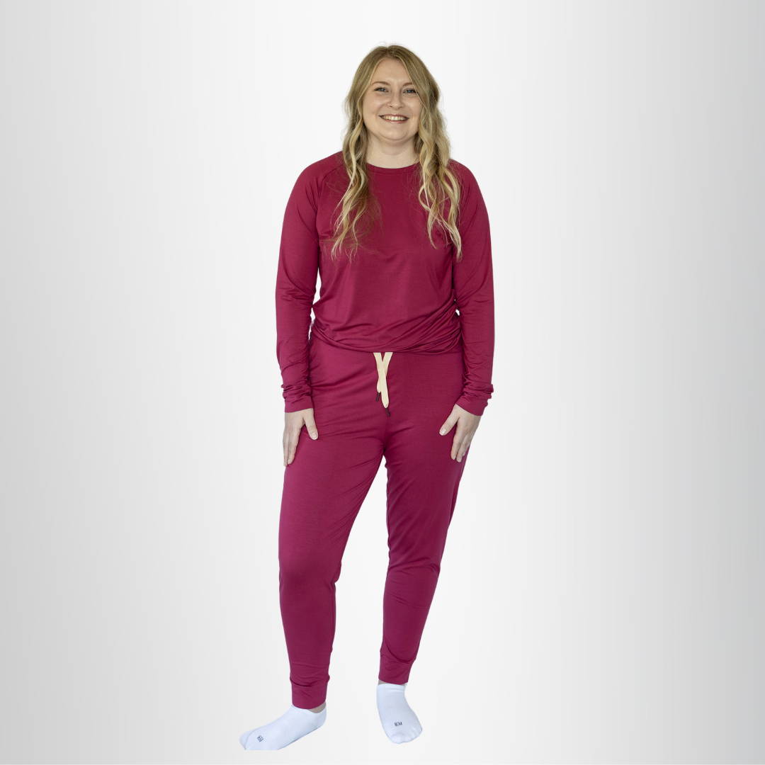 Women's Long Sleeve Bamboo Lounger Pajama Set