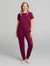 Women's Short Sleeve Bamboo Lounger Sets
